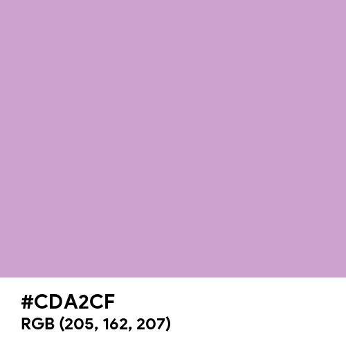 Lilac (Hex code: CDA2CF) Thumbnail