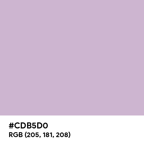 Pink Lavender (Hex code: CDB5D0) Thumbnail