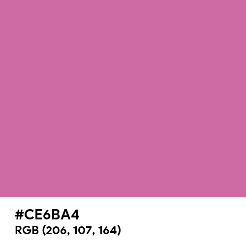Super Pink (Hex code: CE6BA4) Thumbnail