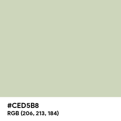 Pastel Gray (Hex code: CED5B8) Thumbnail