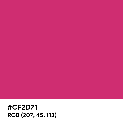 Beetroot Purple (Hex code: CF2D71) Thumbnail