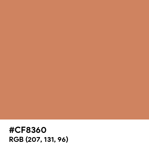 Pastel Ginger (Hex code: CF8360) Thumbnail