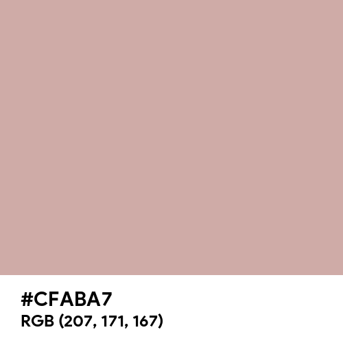 Silver Pink (Hex code: CFABA7) Thumbnail