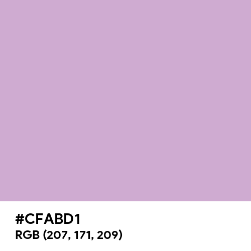Pink Lavender (Hex code: CFABD1) Thumbnail