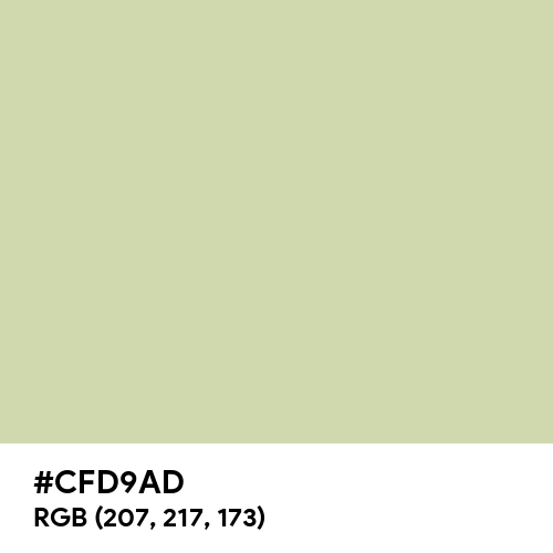 Pastel Gray (Hex code: CFD9AD) Thumbnail