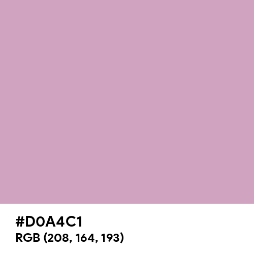 Lilac (Hex code: D0A4C1) Thumbnail