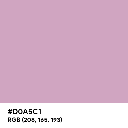 Lilac (Hex code: D0A5C1) Thumbnail