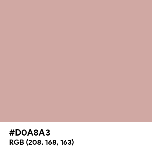 Pastel Pink (Hex code: D0A8A3) Thumbnail