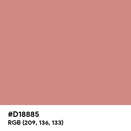 New York Pink (Hex code: D18885) Thumbnail