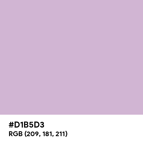 Pink Lavender (Hex code: D1B5D3) Thumbnail