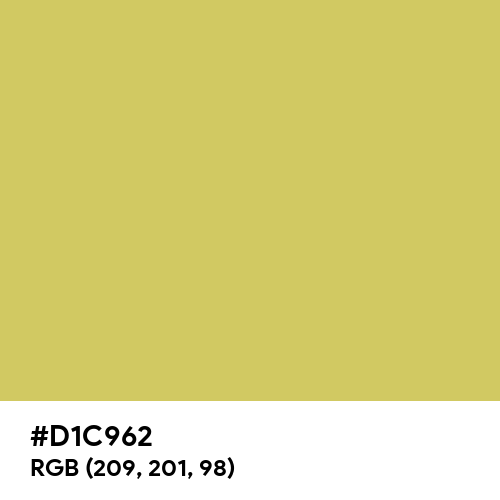 Chinese Green (Hex code: D1C962) Thumbnail