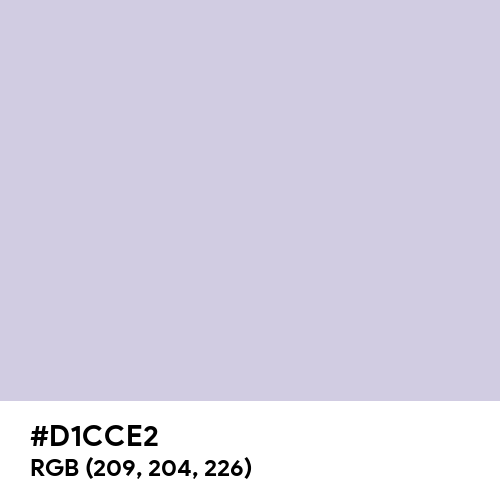 Languid Lavender (Hex code: D1CCE2) Thumbnail