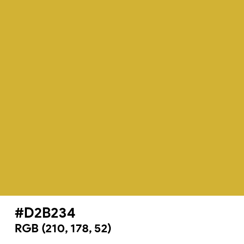 Old Gold CMYK color hex code is D2B234