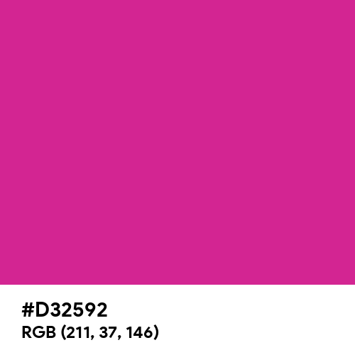 Royal Fuchsia (Hex code: D32592) Thumbnail