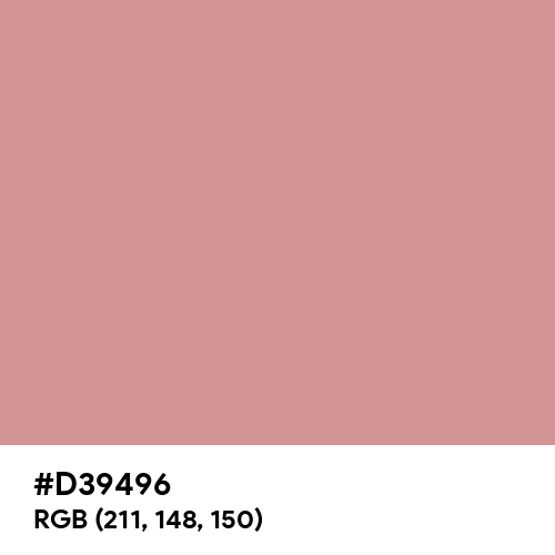 Parrot Pink (Hex code: D39496) Thumbnail