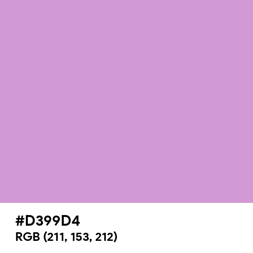 Sweet Lilac (Hex code: D399D4) Thumbnail