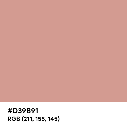 Parrot Pink (Hex code: D39B91) Thumbnail