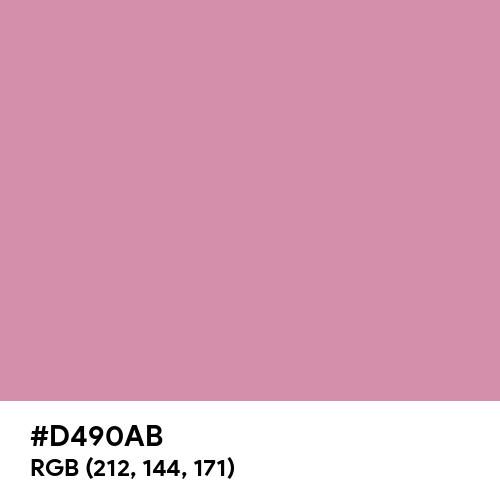 Parrot Pink (Hex code: D490AB) Thumbnail
