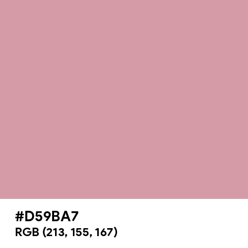 Retro Pink (Hex code: D59BA7) Thumbnail