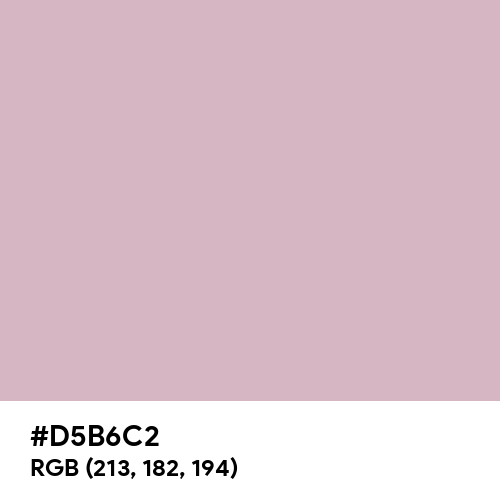 Pink Lavender (Hex code: D5B6C2) Thumbnail