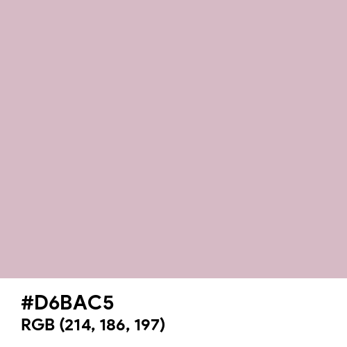 Pink Lavender (Hex code: D6BAC5) Thumbnail