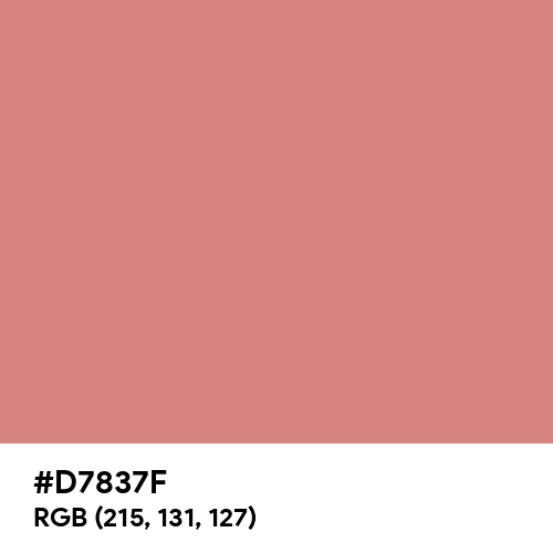 New York Pink (Hex code: D7837F) Thumbnail