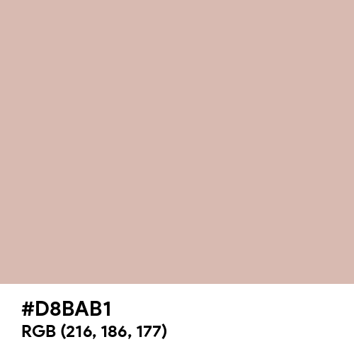 Pink Beige (Hex code: D8BAB1) Thumbnail