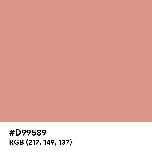 Ruddy Pink (Hex code: D99589) Thumbnail