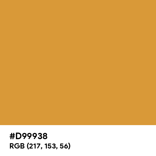 Golden Glow (Pantone) (Hex code: D99938) Thumbnail