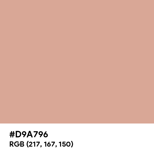 Pastel Pink (Hex code: D9A796) Thumbnail
