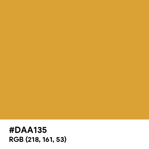 Courgette Yellow (Hex code: DAA135) Thumbnail