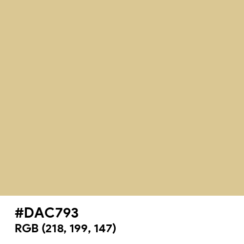 Pale Gold Shimmer (Hex code: DAC793) Thumbnail