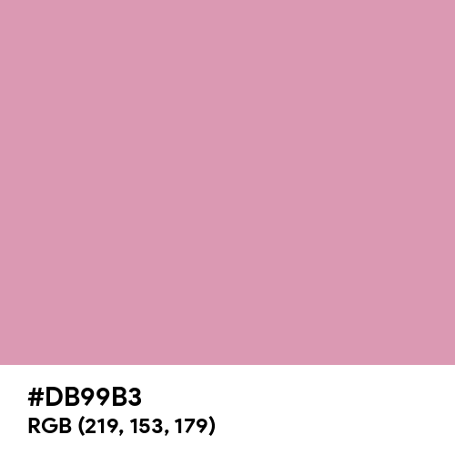 Charm Pink (Hex code: DB99B3) Thumbnail