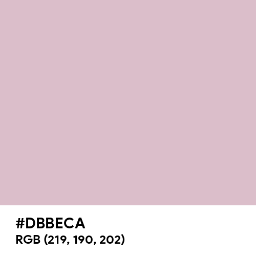 Pink Lavender (Hex code: DBBECA) Thumbnail