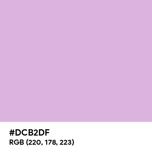 Pink Lavender (Hex code: DCB2DF) Thumbnail
