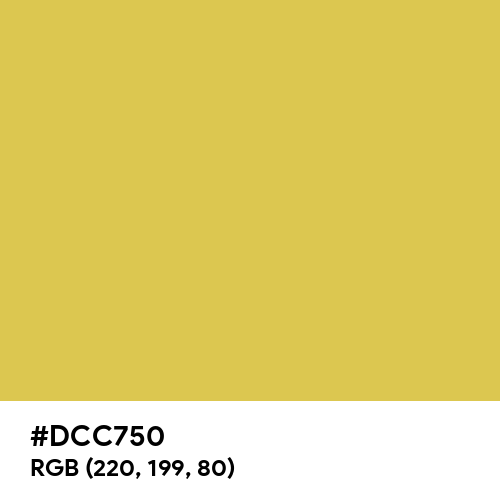 Special Yellow (Hex code: DCC750) Thumbnail