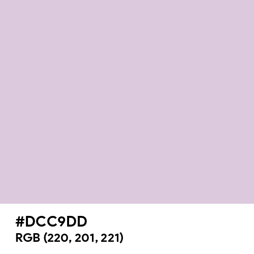 Languid Lavender (Hex code: DCC9DD) Thumbnail