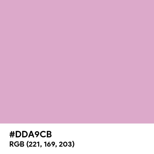 Pink Pearl (Hex code: DDA9CB) Thumbnail
