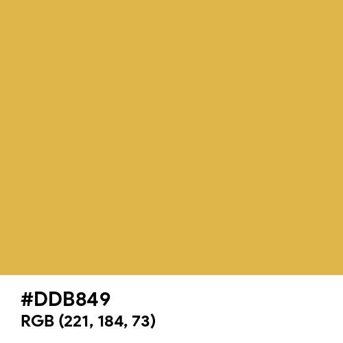 Indian Gold (Hex code: DDB849) Thumbnail