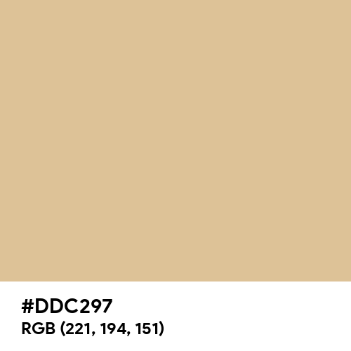 Gold (Crayola) (Hex code: DDC297) Thumbnail