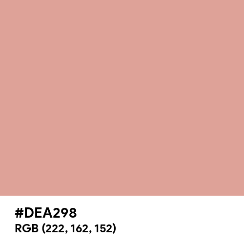 Pastel Pink (Hex code: DEA298) Thumbnail