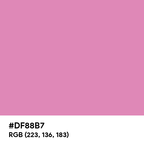 Fuchsia Pink (Hex code: DF88B7) Thumbnail