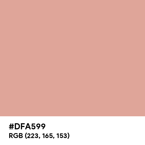 Pastel Pink (Hex code: DFA599) Thumbnail