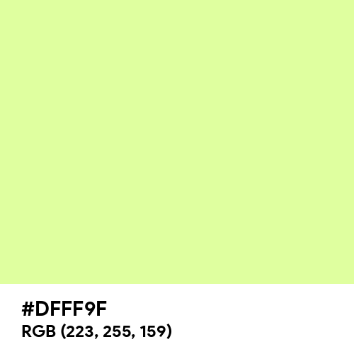 Key Lime (Hex code: DFFF9F) Thumbnail