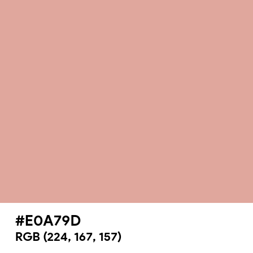Pastel Pink (Hex code: E0A79D) Thumbnail