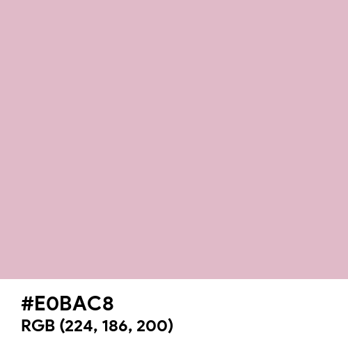 Pink Lavender (Hex code: E0BAC8) Thumbnail