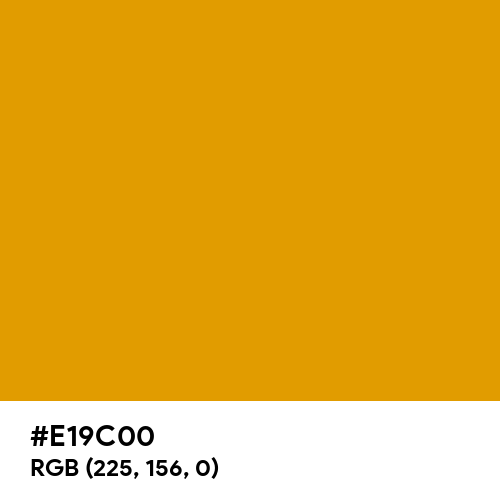 Sunflower Yellow (Hex code: E19C00) Thumbnail