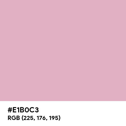 Pink Pearl (Hex code: E1B0C3) Thumbnail