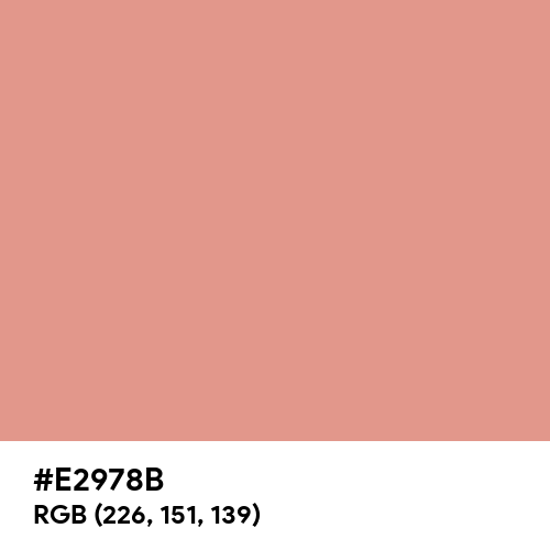 Ruddy Pink (Hex code: E2978B) Thumbnail