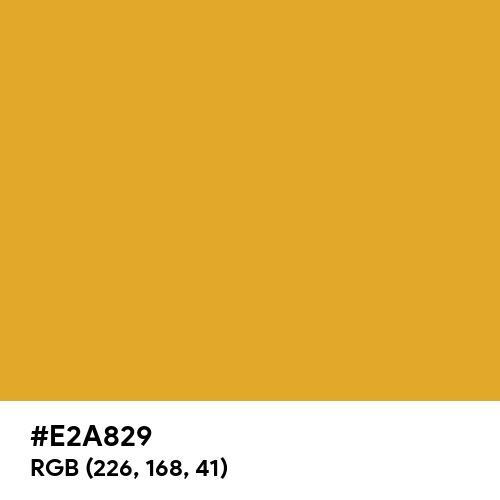Golden Rod (Hex code: E2A829) Thumbnail
